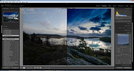 Esimerkki Adobe Lightroom 5:ssä käsittelemästäni valokuvasta.