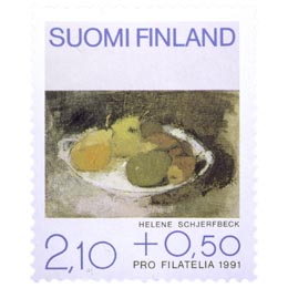 Helene Schjerfbeck, VihreÃ¤ asetelma