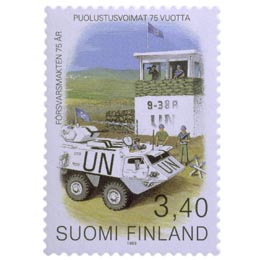 Puolustusvoimat 75 vuotta - Suomalaisia rauhanpuolustustehtävissä