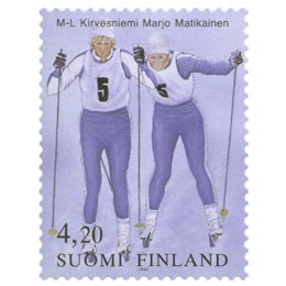 Marja-Liisa Kirvesniemi ja Marjo Matikainen