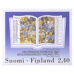 Väestökirjoja Suomessa 450 vuotta 
