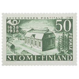 Postin 300-vuotisjuhla - Ahvenkosken postitalo