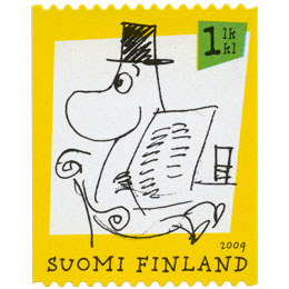 Muumit sarjakuvissa - Tove Jansson, Muumipappa ja sanomalehti