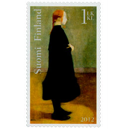 Helene Schjerfbeck, KansakoulutyttÃ¶ II, 1908